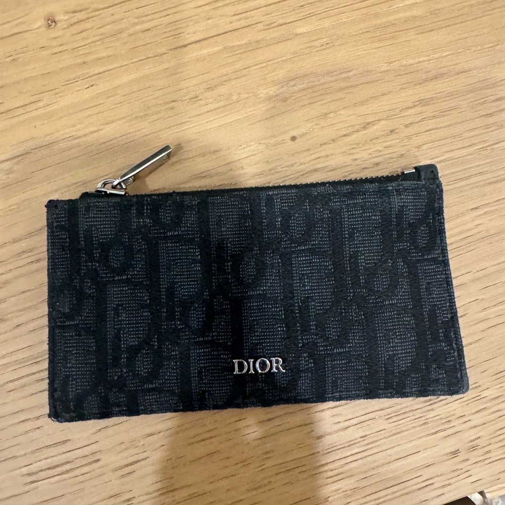 Dior Black Monogram Pouch